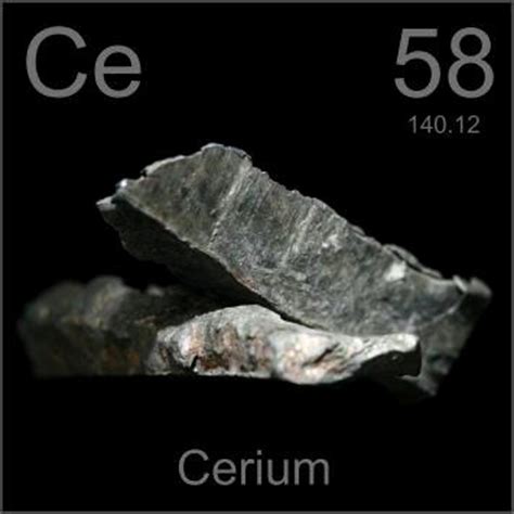 where can you find cerium