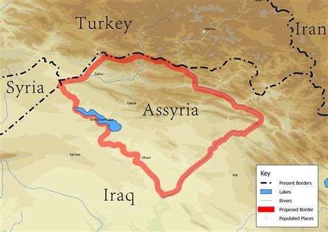 where did assyrians locate