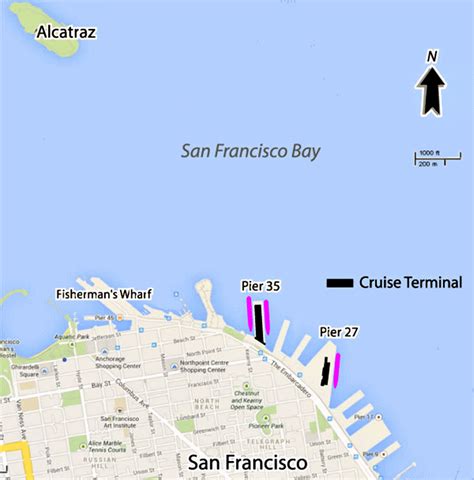 where do cruise ship dock in san francisco