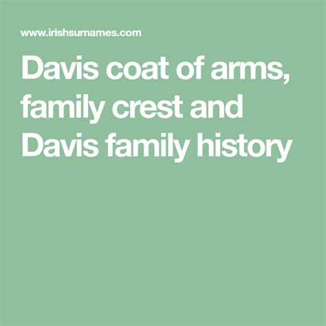 where does davis originate from