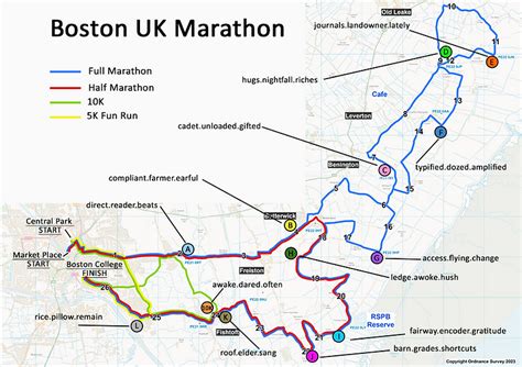 where does the boston marathon start and end