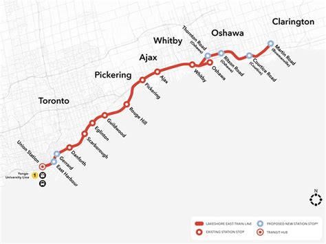 where does the go train start