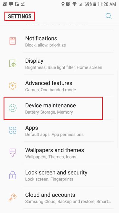 where is advanced settings on android