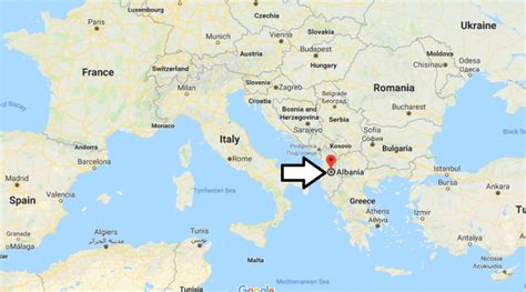where is albania situated