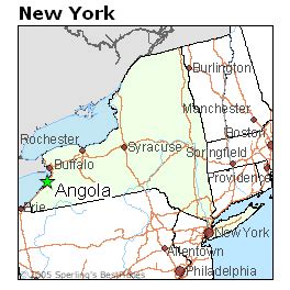 where is angola new york