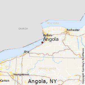where is angola ny located