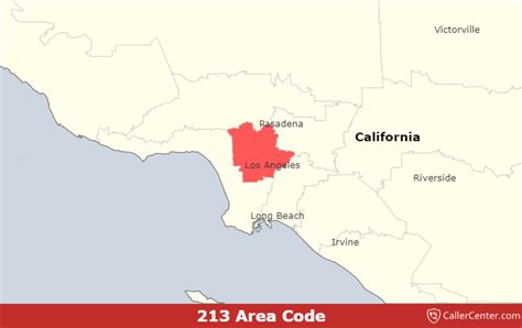 where is area code 213 in us