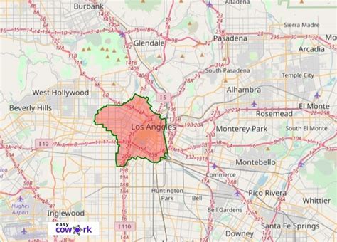 where is area code 213 on a map