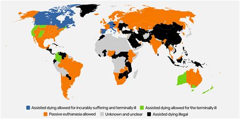 where is assisted dying legal in the world