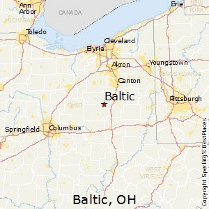 where is baltic ohio on map