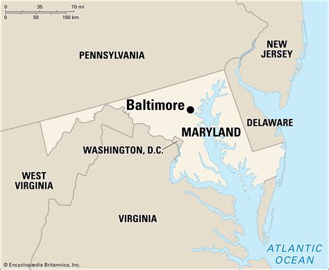 where is baltimore located in maryland