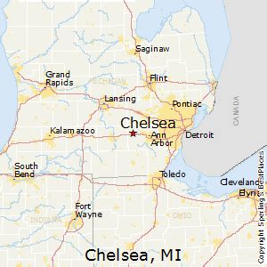 where is chelsea michigan on the map