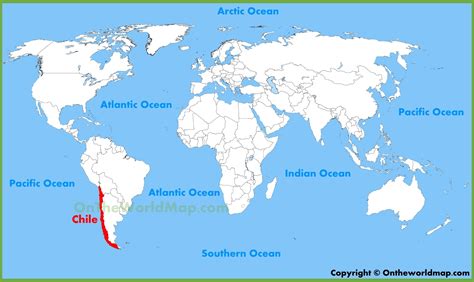 where is chile on the map of the world