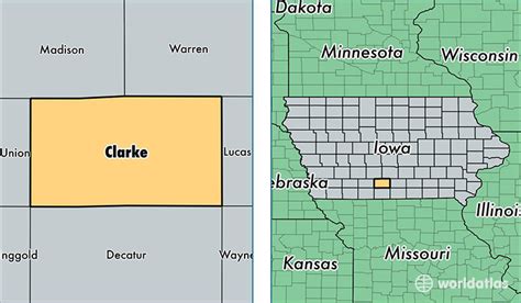 where is clarke county iowa