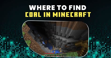 where is coal located in minecraft