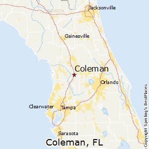 where is coleman florida located