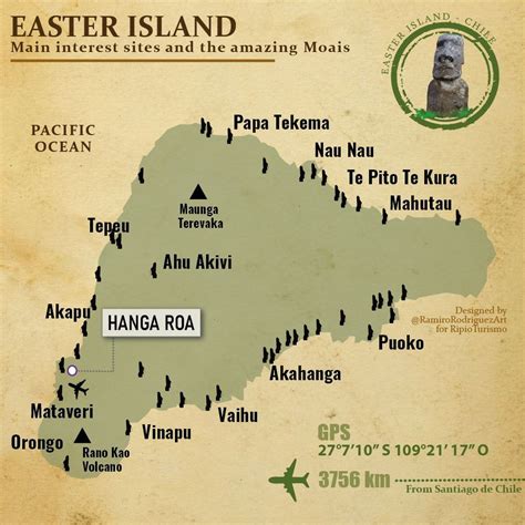 where is easter island situated