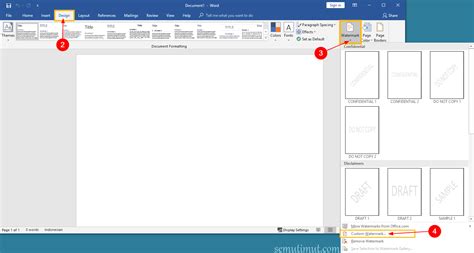 where is format background in word