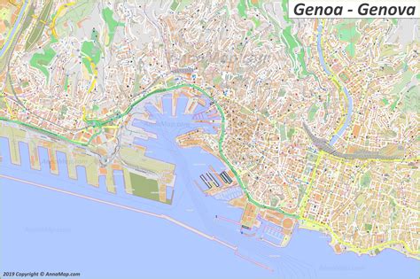 where is genoa italy on a map