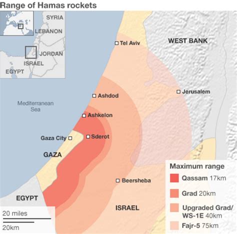 where is hamas located on a map