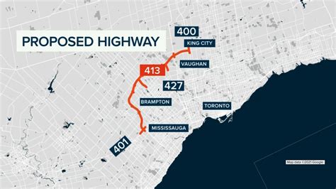 where is highway 413 to be built