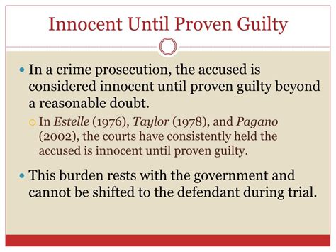 where is innocent until proven guilty written