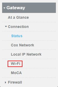 where is ip address on cox router