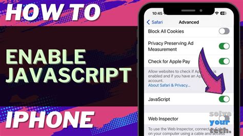 where is javascript on iphone