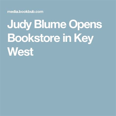 where is judy blume's bookstore