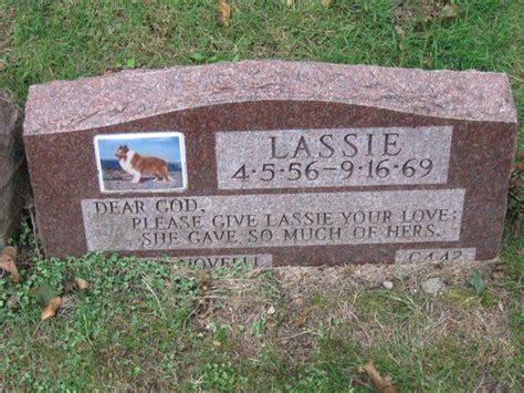 where is lassie buried
