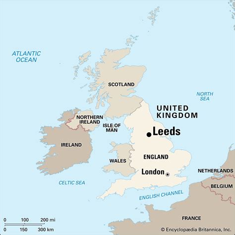where is leeds england located