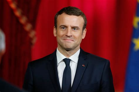 where is macron today