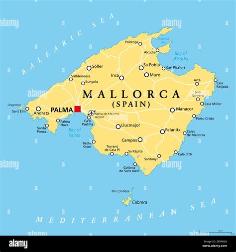 where is mallorca on map