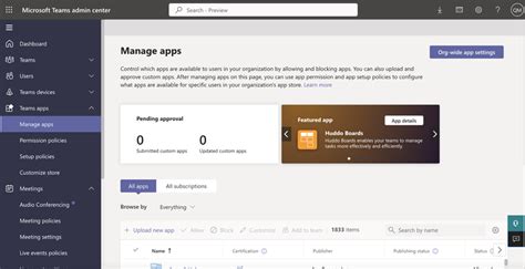 where is microsoft teams admin center