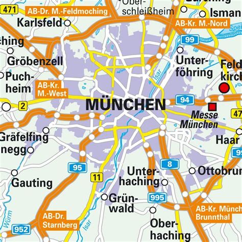 where is munich map