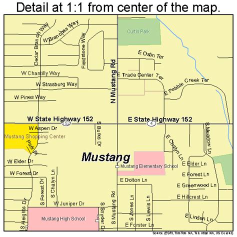 where is mustang oklahoma located