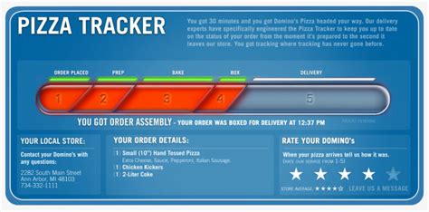 where is my track domino's