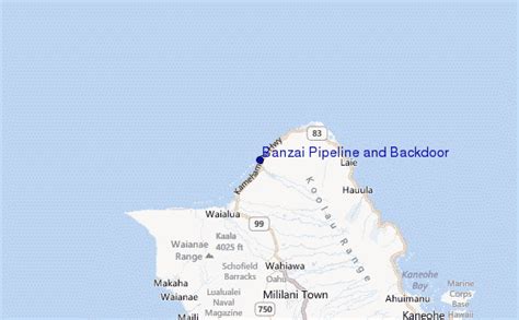 Discovering The Pipeline In Hawaii Map