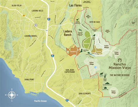 where is rancho mission viejo california map