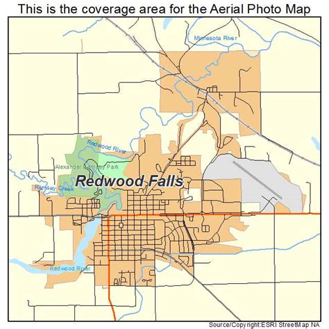 where is redwood falls mn located