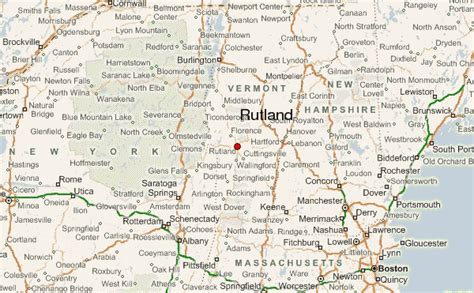 where is rutland vt on map
