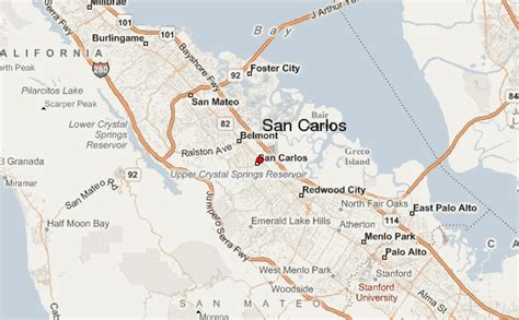 where is san carlos ca located