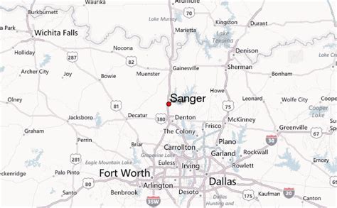 where is sanger texas located