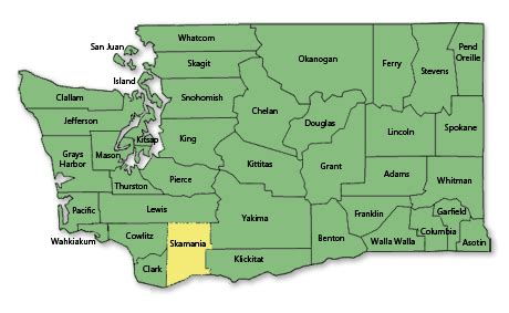 where is skamania county washington