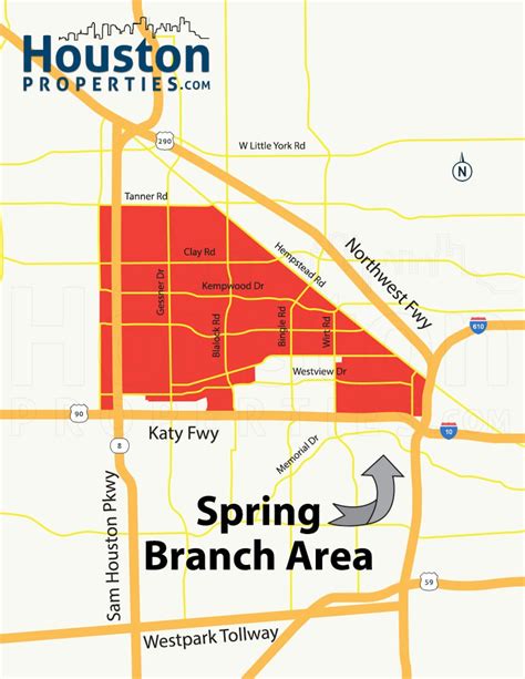 where is spring branch tx on the map
