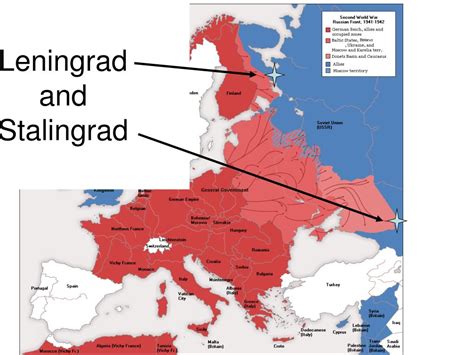 where is stalingrad and leningrad