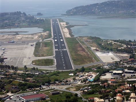 where is the airport in corfu