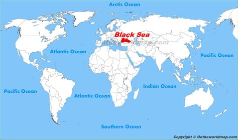 where is the black sea located