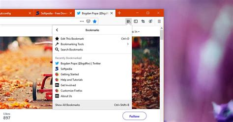 Where Is The Bookmarks Menu In Firefox