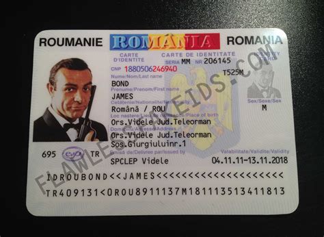 where is the id number on romanian id